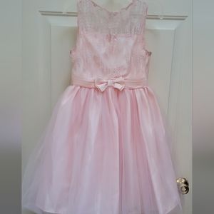 Girls Pink Party Dress